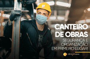 Canteiro de obras na construção civil