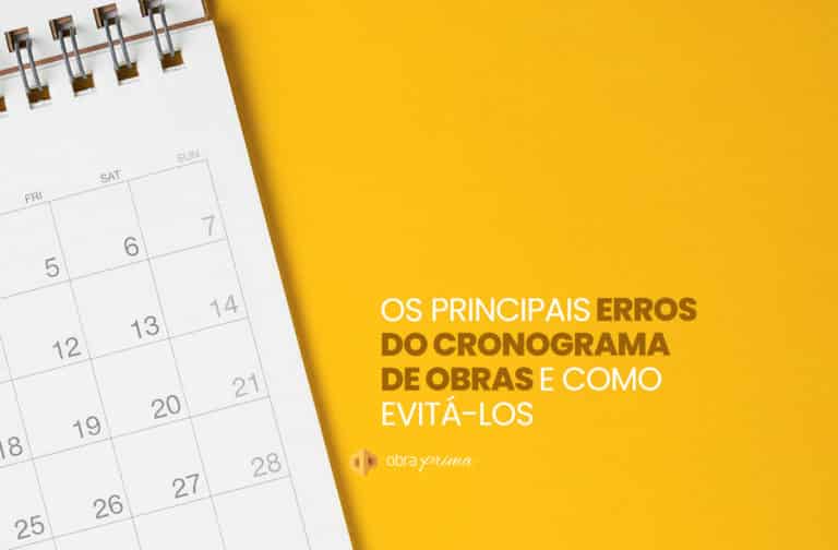 Cronograma de obras