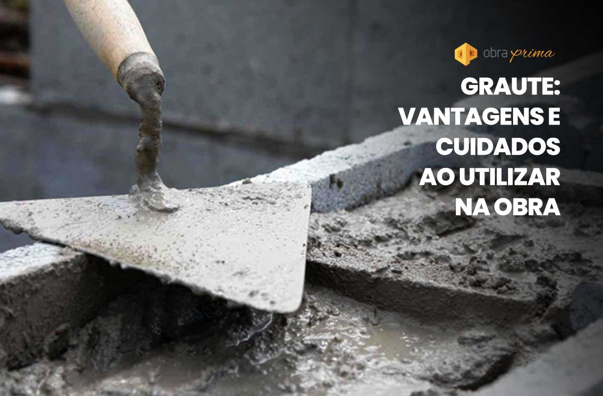 Graute na construção civil