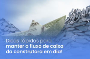 fluxo de caixa da construtora