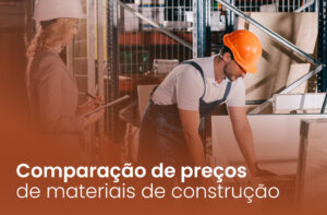 Comparação de preços de materiais de construção