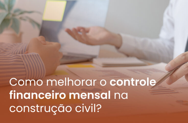 controle financeiro mensal da construtora